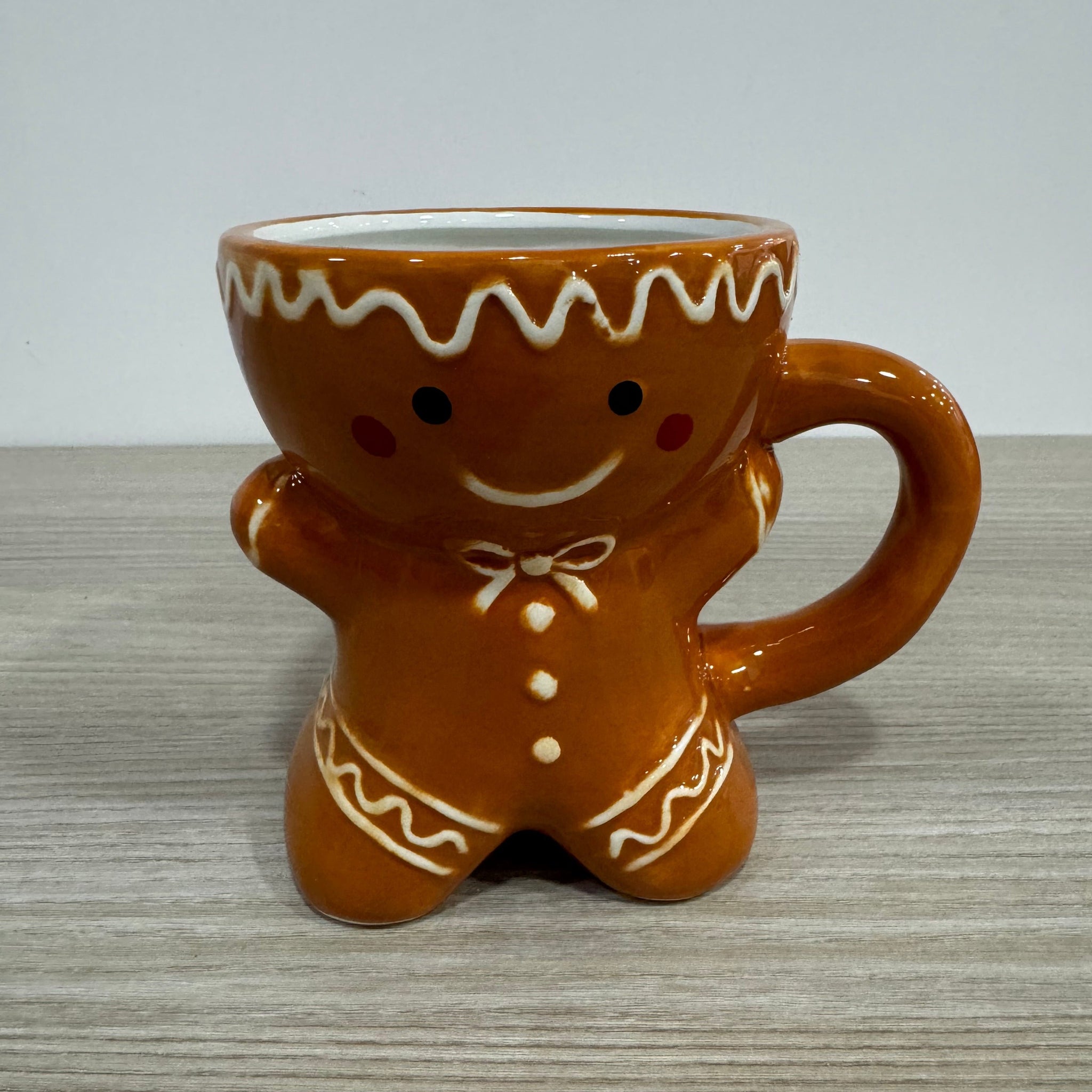 Tazza da latte Mug natalizio a forma di omini di marzapane