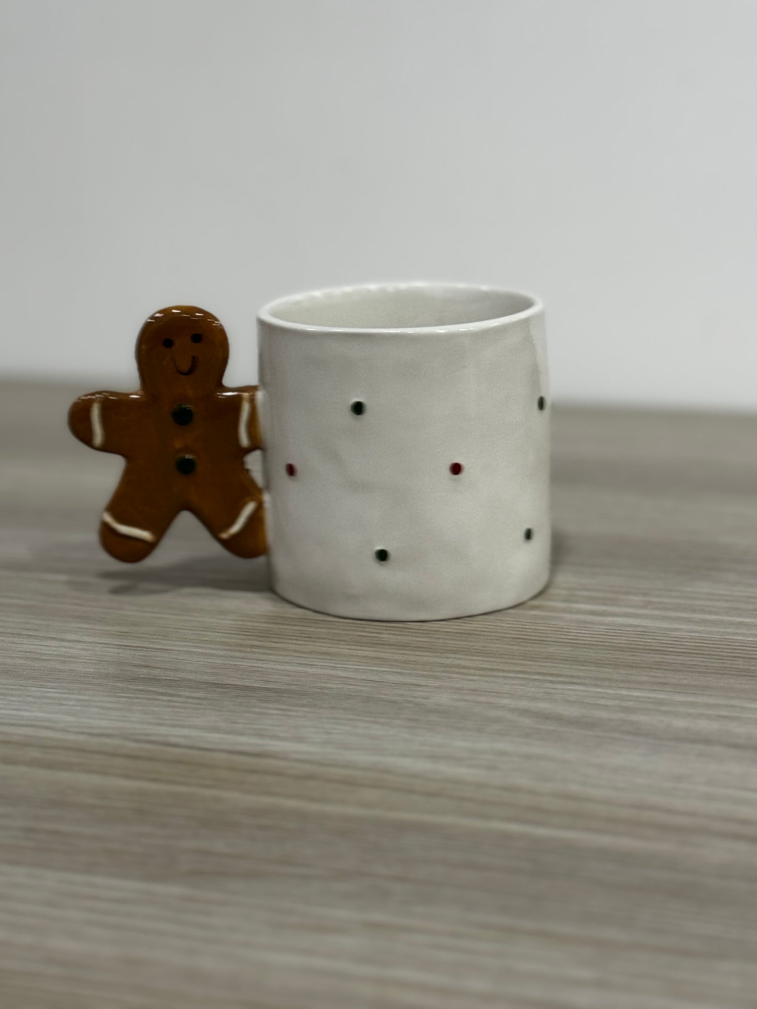 Tazza da latte Mug natalizio con omino marzapane