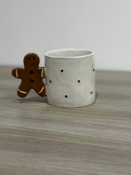 Tazza da latte Mug natalizio con omino marzapane